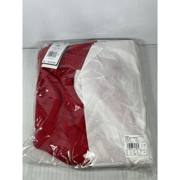 Size XL adidas Tiro 24 Men’s Soccer Track Jogger Pants IV7264 Red/White NEW - Picture 4 of 4